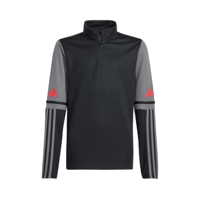 Abbildung von adidas Unisex Kinder SQUADRA25 Training TOP Kids, Black/Team Grey Four/Pure Ruby, 5 6 Years