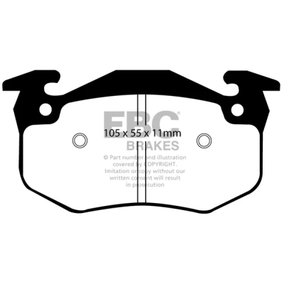 Abbildung von Bremsbelagsatz, Scheibenbremse EBC Brakes DP2983