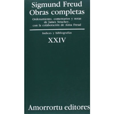 Abbildung von Obras Completas Vol. XXIV: Índices y bibliografías (Obras de Sigmund Freud)