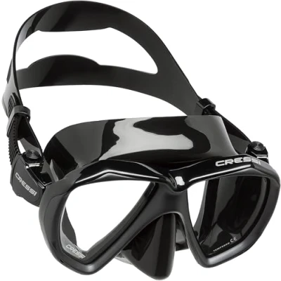 Abbildung von Cressi Unisex Erwachsene Liberty Duo Tauchmasken, Schwarz, Uni