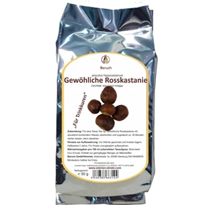 Abbildung von Rosskastanie (Aesculus hippocastanum, Gemeine Rosskastanie, Weiße Rosskastanie) 50g