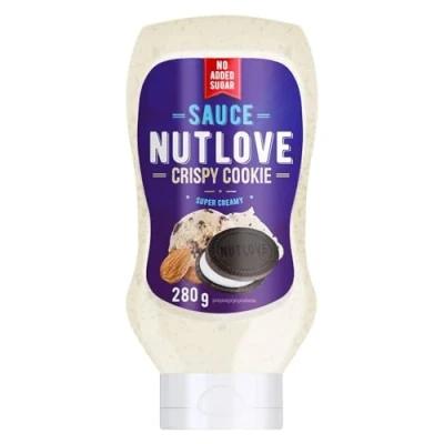 Abbildung von ALLNUTRITION Nutlove Topping Sauce, Zuckerfreier Sirup, Crispy Cookie Knuspriger Keks, 280 g