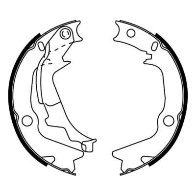 Abbildung von ABE C00526ABE Handbremsbeläge Hinterachse HYUNDAI: i20 I Schrägheck, SANTA FE 2, Getz, KIA: Soul I, Magentis II,