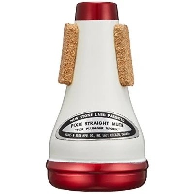 Abbildung von Humes &amp; Berg 112 Stonelined Straight Trompeten Dämpfer, Pixie Aluminium
