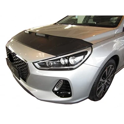 Abbildung von ab 00997 Auto Bra kompatibel mit Hyundai i30 Bj. 2017 Haubenbra Steinschlagschutz Tuning Bonnet