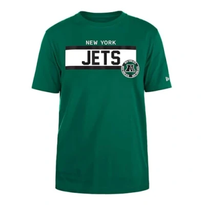 Abbildung von NEW YORK JETS Unisex NFL Regular High Density Ink Screenprint Front Graphic Original Team Color T Shirt, Grün, L EU