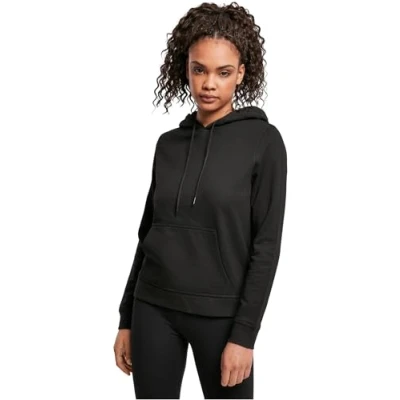 Abbildung von Build Your Brand Damen BB007 Ladies Basic Hoody Kapuzenpullover, Black, S