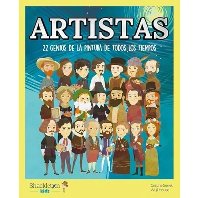 Abbildung von Artistas: 22 genios de la pintura todos los tiempos Con juegos y actividades extra Mis Pequeños Héroes: libros infantiles para conocer a ... historia valores que inspiraron.