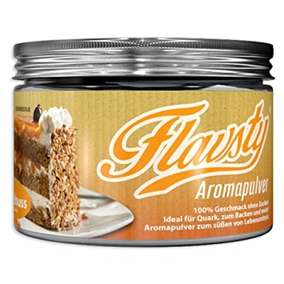 Abbildung von Flavsty® Geschmackspulver Haselnuss Veganes ohne Zucker Aromapulver Flavorpowder