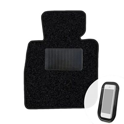 Abbildung von moto MOLTICO Fahrer Fußmatte Auto Velours Fahrerseite Autoteppiche Schwarz Fahrermatte 1 teilig passend für Mazda CX 3 2015 2021