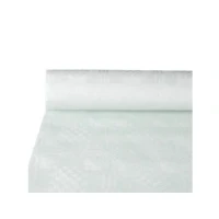 Abbildung von PAPSTAR Tischdecke Papiertischtuch mit Damastprägung 10 m x 1,2 weiss