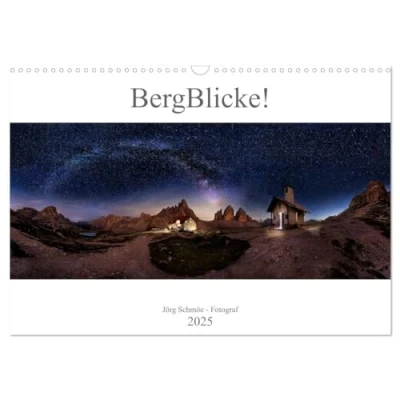 Abbildung von BergBlicke! (Wandkalender 2025 DIN A3 quer), CALVENDO Monatskalender