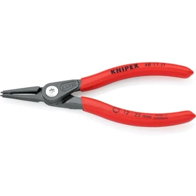 Abbildung von Knipex 48 11 J1 SB Sicherungsringzange Passt für Innenringe 12 25 mm Spitze Form gerade