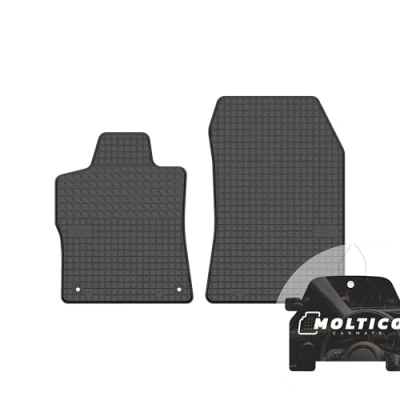 Abbildung von moto MOLTICO Vorne Gummi Automatten Gummimatten Passgenau Allwetter Fussmatten Auto passend für Opel Astra L (2022 )