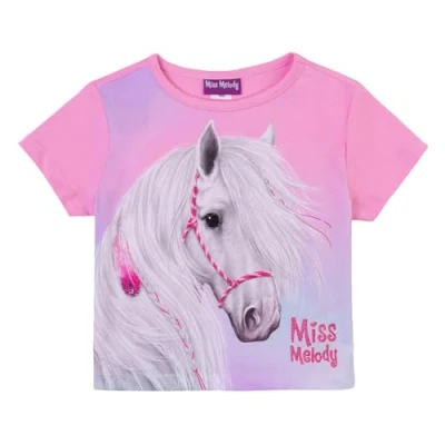 Abbildung von Miss Melody Tshirt print für Kinder, Größe: 116, Pink frosting