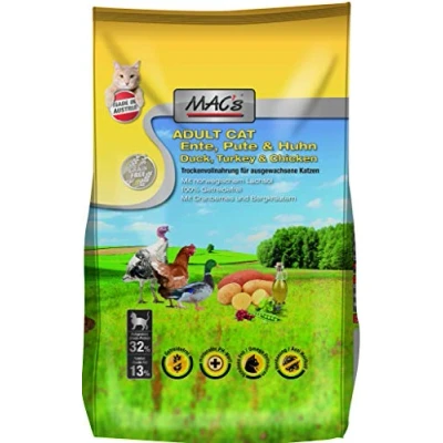 Abbildung von Mac&#039;s Katzenfutter getreidefrei Adult Ente, Pute &amp; Huhn, 1.5 kg