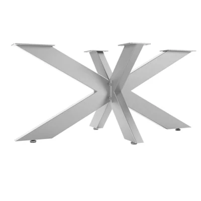 Abbildung von SOTECH Tischgestell Spider/Schwerlast Tisch Beine aus echtem Edelstahl gebürstet/Tisch Füße 430 x 980 580 mm/Einfache Montage/Tisch Kufen für DIY Projekte Couchtische, Esstische