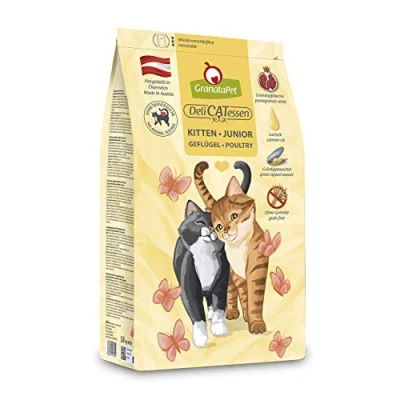 Abbildung von GranataPet DeliCatessen Kitten / Junior Geflügel, Trockenfutter für Katzen, schmackhaftes Katzenfutter, Alleinfuttermittel ohne Getreide &amp; Zuckerzusätze, 1,8 kg