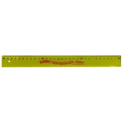 Abbildung von Kum Lineal L03 Softie Flexi Lefty 30cm Linkshand farbig sortiert