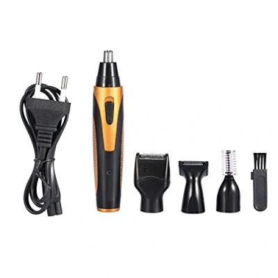 Abbildung von Rasierer Herren Elektrisch Kit, Bartschneider Nasenrasierer, 4 in 1 Elektro Haarschneide Pflegeset, Nasen Ohr Schläfen Haarschneider Bartrasierer, für Gesicht(EU)