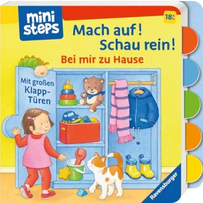 Abbildung von ministeps: Mach auf! Schau rein! Bei mir zu Hause: Ab 18 Monaten (ministeps Bücher)