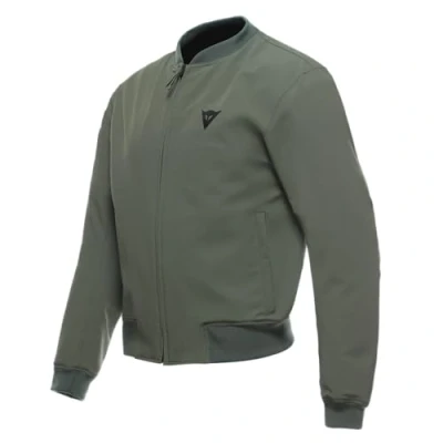 Abbildung von Dainese Bhyde No Wind Tex Jacket, Motorrad Bomberjacke, Winddichtes Und Wasserabweisendes Material, Weiche Schulter Ellbogenprotektoren, Motorradjacke Für Herren, Grün, 60