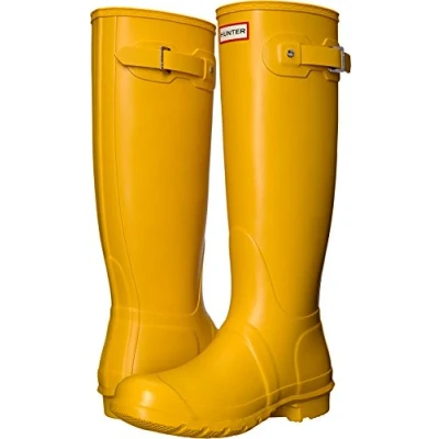 Abbildung von Hunter Original Womens TALL BOOT Gummistiefel, Damen, Größe: 37, Yellow Schuhe