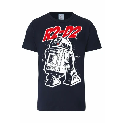 Abbildung von Logoshirt STAR WARS R2D2 Tshirt print, Damen, Größe: Medium, Dunkelblau