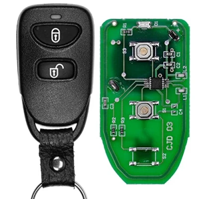 Abbildung von Auto Schlüssel Funk Fernbedienung 1x Gehäuse + 434 MHz Sender Sendeeinheit Batterie für KIA
