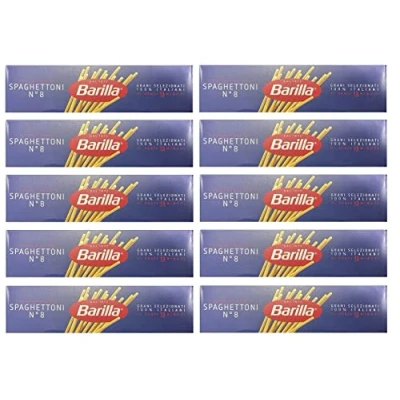Abbildung von 10x Pasta Barilla Spaghettoni Nr. 8 italienisch Nudeln 500 g pack spaghetti