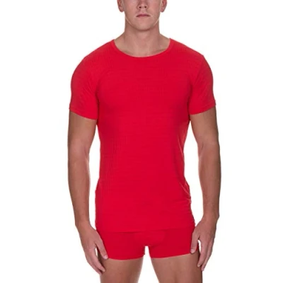 Abbildung von Bruno Banani Herren Shirt Check Line 2.0 Unterhemd, Rot (Rot Karo 1070), Small (Herstellergröße: S)