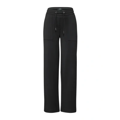 Abbildung von Cecil WIDE LEG Jogginghose, Damen, Größe: Lx30, Schwarz