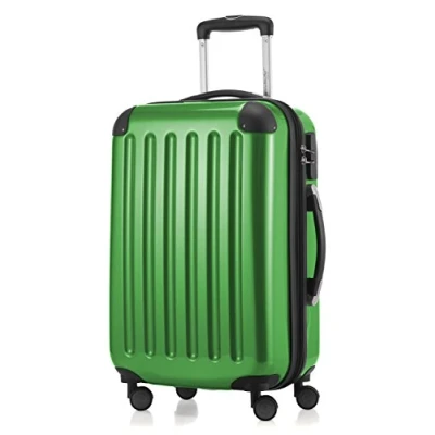 Abbildung von HAUPTSTADTKOFFER Alex Handgepäck, 55 x 38 23 cm, TSA, 4 Rollen, 42 Liter, Reisekoffer, Hartschalenkoffer, Rollkoffer, Bordgepäck Koffer, erweiterbar, Grün
