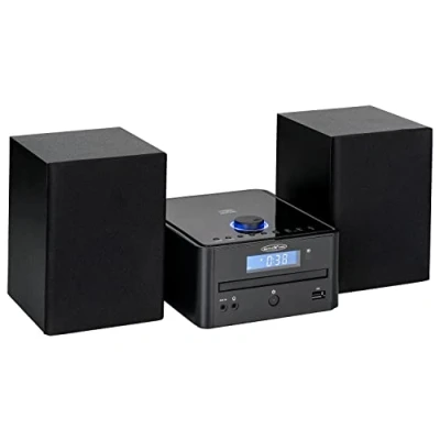 Abbildung von Reflexion HIF79FM HiFi Stereoanlage, 2x16Watt Max. Musikleistung, CD/MP3, UKW Stereo PLL Tuner, Bluetooth, Streaming, USB/MP3, Alarm/Uhr/Sleeptimer, Schwarz