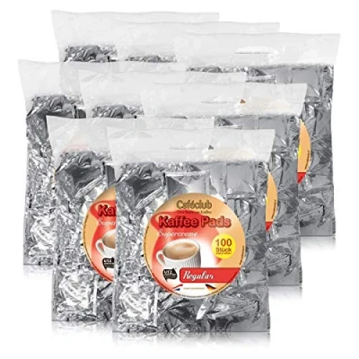Abbildung von Cafeclub Supercreme Regular KaffeePads Megabeutel 8x100 Stuck
