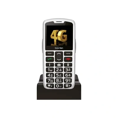Abbildung von Beafon, SL260 LTE 4G, Silverline, Tastentelefon, Seniorenhandy mit SOS Notruftaste, Hörgerätekompatibel, M4/T4, Lichtsignal, Display 2,2&quot; (5,58Zoll)