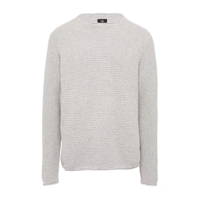 Abbildung von QS Melierter Strickpullover, Herren, Größe: XXL, Taubengrau