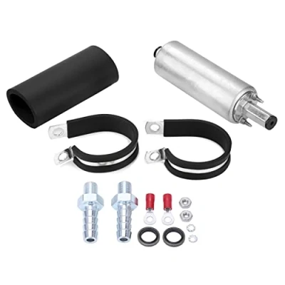 Abbildung von Fydun Kraftstoffpumpe/Benzinpumpe Universal 255 LPH Inline Externe Hochdruckkraftstoffpumpe mit Kit für Walbro GSL392 GCL611 2