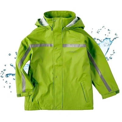 Abbildung von BMS Matsch Regenjacke / wasserabweisende Jacke für Kinder, Größe: 98, Hellgrün
