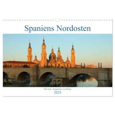 Abbildung von Spaniens Nordosten (Wandkalender 2025 DIN A3 quer), CALVENDO Monatskalender
