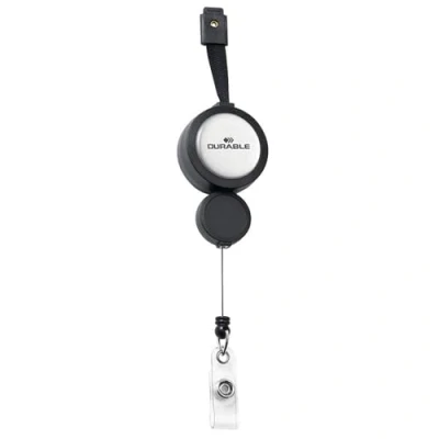 Abbildung von Durable Jojo Plus, Bandlänge 60 cm, schwarz, Packung à 10 Stück, 822901