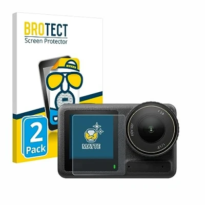 Abbildung von BROTECT Entspiegelungs Schutzfolie für DJI Osmo Action 4 (Vorderes Display) (2 Stück) Matte Displayschutz Folie, Anti Reflex, Fingerprint