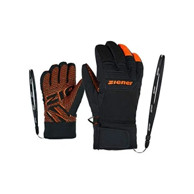 Abbildung von Ziener Kinder Ski Handschuhe/Wintersport Wasserdicht Atmungsaktiv Trendig Primaloft LANUS AS, bright orange, 4,5