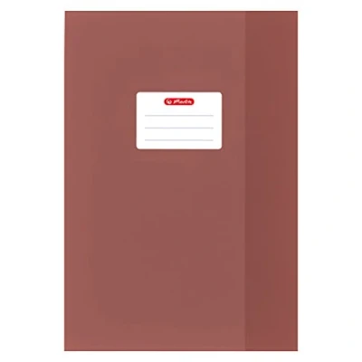 Abbildung von 25 x Herlitz Heftumschlag A4 PP Bast braun