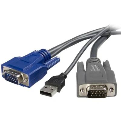 Abbildung von StarTech.com 1,8 m schlankes 2 in 1 USB VGA KVM Kabel