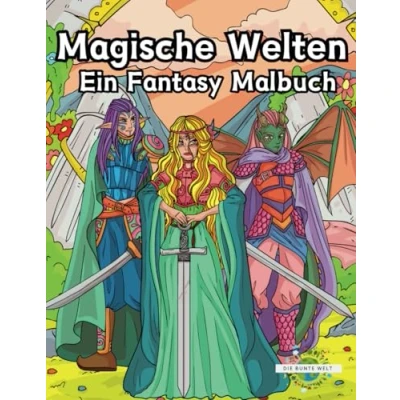 Abbildung von Magische Welten Ein Fantasy Malbuch für Erwachsene/Teenager: Perfekt Fans und kreative Köpfe