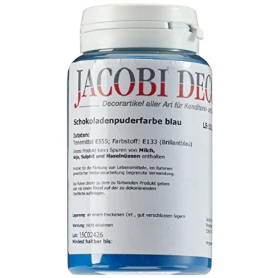 Abbildung von Cake Company fettlösliche Puder Farbe blau 1er Pack (1 x 25 g) Ideal zum färben von Lebensmitteln