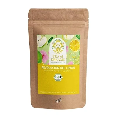 Abbildung von &quot;Revolución del Limón&quot; Tee Bio Heiße Zitrone mit Lemongras, Apfel und Zitronenmelisse loser 250g