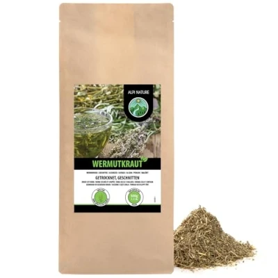 Abbildung von Wermutkraut geschnitten (500g), Wermuttee, Wermut 100% natürlich, Tee ohne Zusätze