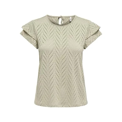 Abbildung von Onlsmilla S/S O Neck Frill Top JRS